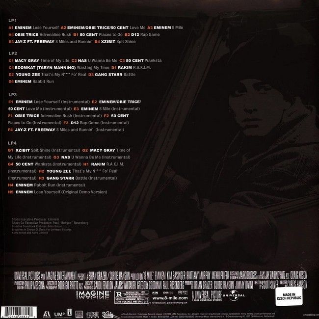 Платівка 8 Mile (Music From & Inspired By The Motion Picture)|8 миля (музика з фільму та натхненна ним)(4xLP)