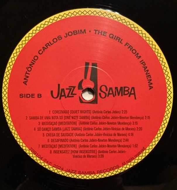 Платівка Antonio Carlos Jobim – The Girl From Ipanema|Антоніо Карлос Жобім – Дівчина з Іпанема