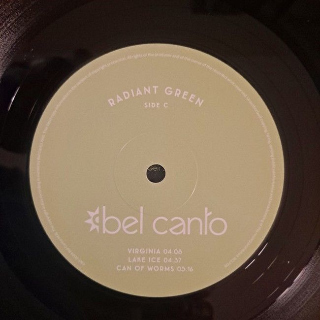 Платівка Bel Canto – Radiant Green|Гарний спів-Сяючий зелений(2xLP)
