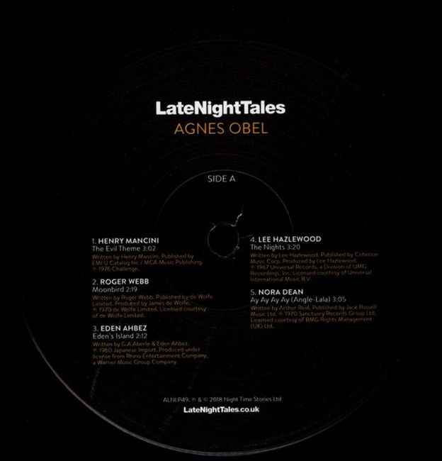 Платівка Agnes Obel – LateNightTales|Агнес Обель-Пізні нічні казки(2xLP)