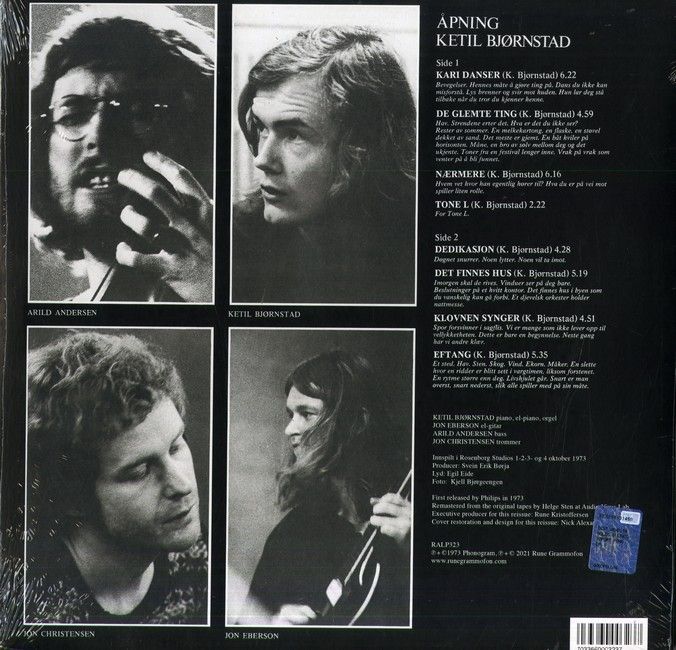 Ketil Bjornstad – Apning (LP, Album, Limited Edition, Reissue, Remastered, Vinyl)