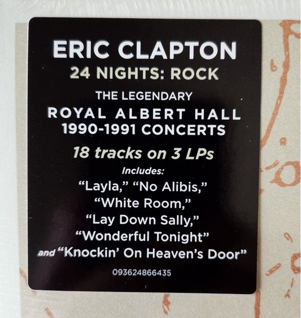 Платівка Eric Clapton – 24 Nights: Rock|Ерік Клептон-24 ночі(3xLP)