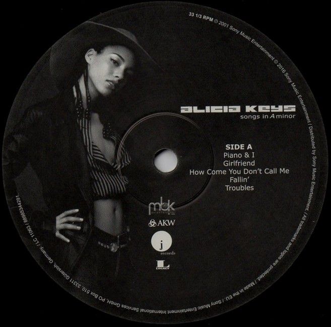 Платівка Alicia Keys – Songs In A Minor|Аліша Кіз-Пісні ля мінор(2xLP)