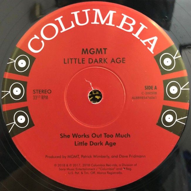 MGMT – Little Dark Age (2LP, Album, 180g, Vinyl)