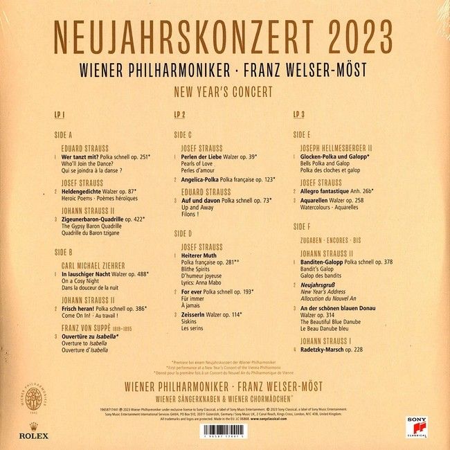 Franz Welser-Most, Wiener Philharmoniker – Neujahrskonzert 2023 ()