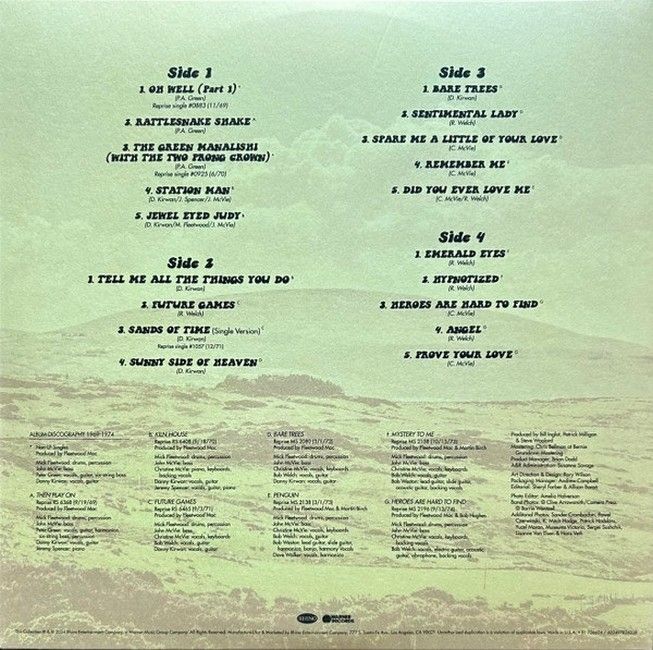 Fleetwood Mac – Best Of 1969-1974 (2LP, Compilation, 180 Gram, Vinyl)