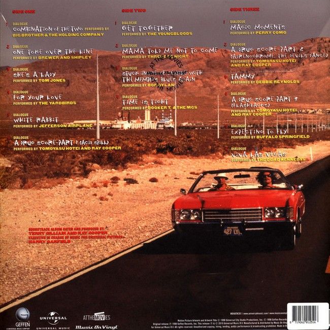 Fear And Loathing In Las Vegas (Music From The Motion Picture) (2LP, Single Sided, Compilation, Etched Vinyl)
