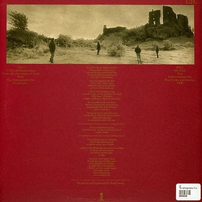 U2 – The Unforgettable Fire (LP, Album, Reissue, Remastered, Vinyl)