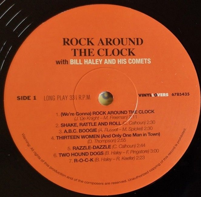 Bill Haley And His Comets – Rock Around The Clock (LP, Album, Limited Edition, Reissue, 180g, Vinyl)