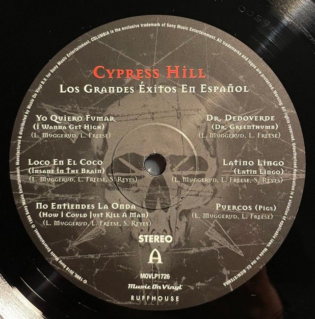 Cypress Hill – Los Grandes Exitos En Espanol (LP, Album, Reissue, 180 Gram, Vinyl)