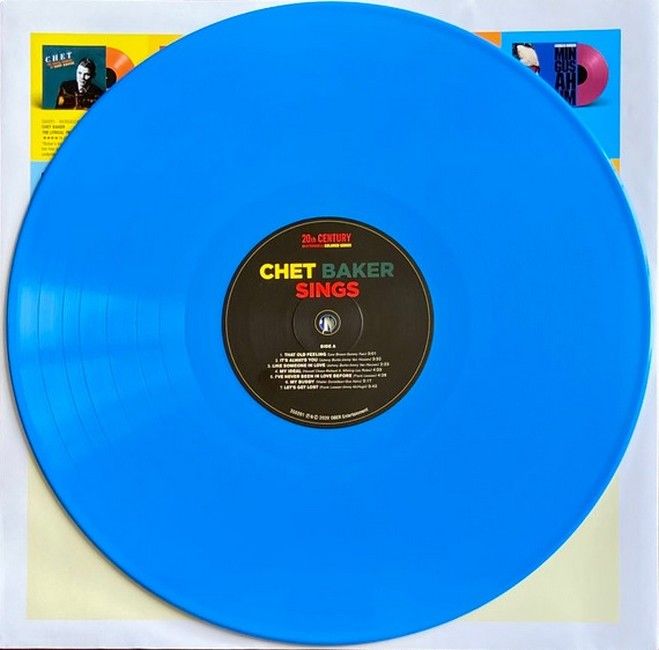 Chet Baker – Chet Baker Sings (LP, Album, Limited Edition, Reissue, Blue Vinyl)