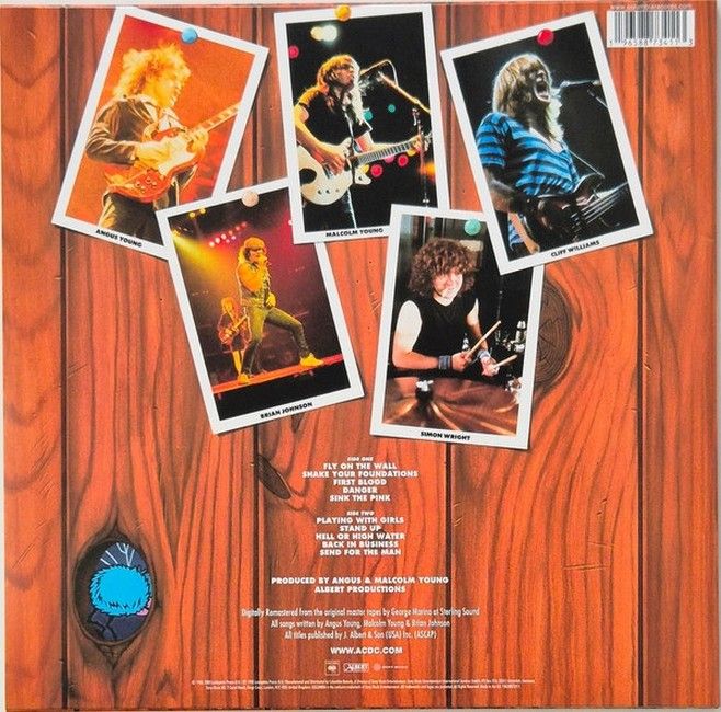 AC/DC – Fly On The Wall (LP, Album, Limited Edition, Gold Vinyl)