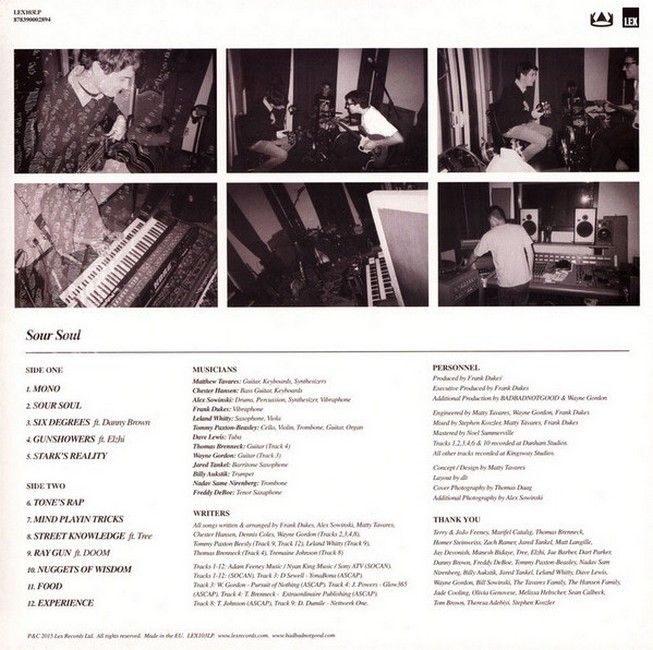 BadBadNotGood & Ghostface Killah – Sour Soul (LP, Album, Vinyl)