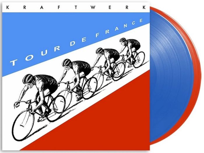 Kraftwerk – Tour De France (2LP, Album, Limited Edition, Reissue, Red & Blue Vinyl)