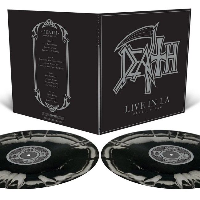 Death - Live In L.A. (2LP, Album, Black and Silver Splatter Vinyl)