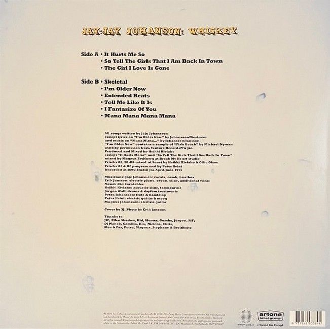 Jay-Jay Johanson – Whiskey (LP, Album, Limited Edition, Green Vinyl)