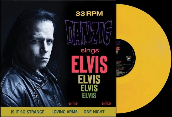 Danzig – Sings Elvis (LP, Album, Limited Edition, Yellow Vinyl)