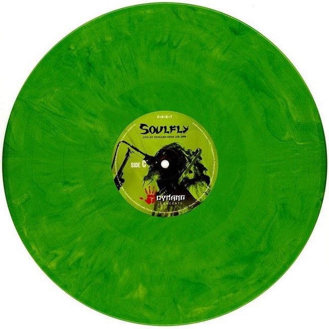 Soulfly – Live At Dynamo Open Air 1998 (2LP, Album, Green Yellow Marbled Vinyl)
