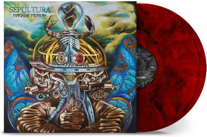 Sepultura – Machine Messiah (2LP, Album, 180g, Red Black Marbled Vinyl)