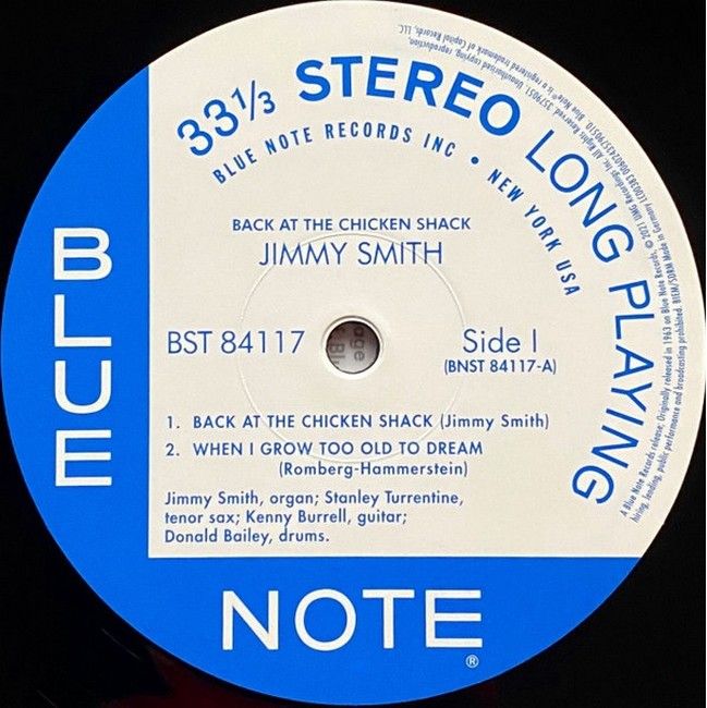 The Incredible Jimmy Smith – Back At The Chicken Shack (LP, Album, Vinyl)
