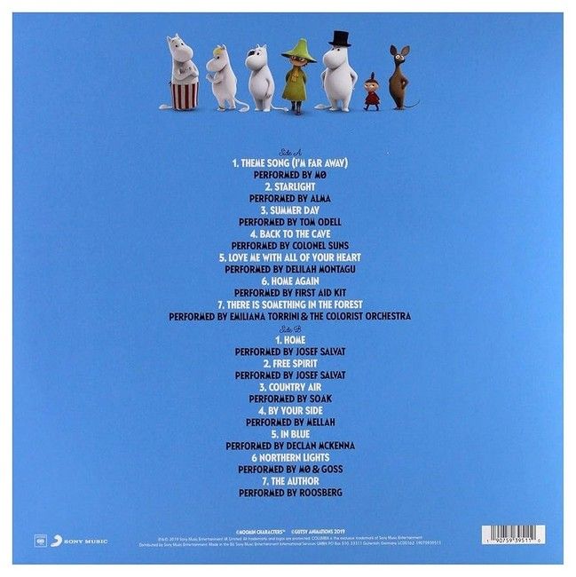MoominValley - Official Soundtrack (LP, Compilation, Picture Disc, Blue Vinyl)