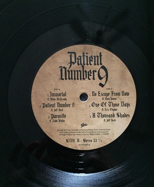 Ozzy Osbourne – Patient Number 9 (2LP, Album, Vinyl)