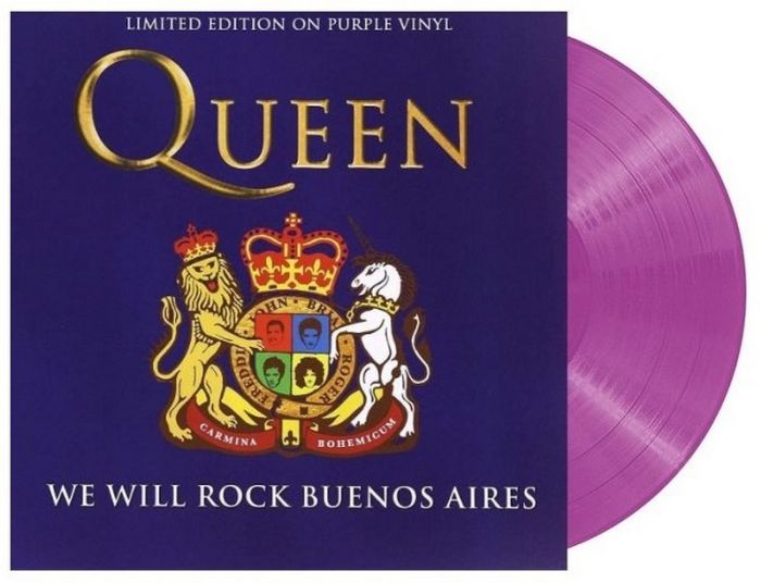 Queen – We Will Rock Buenos Aires (LP, Limited Edition, Purple Vinyl)