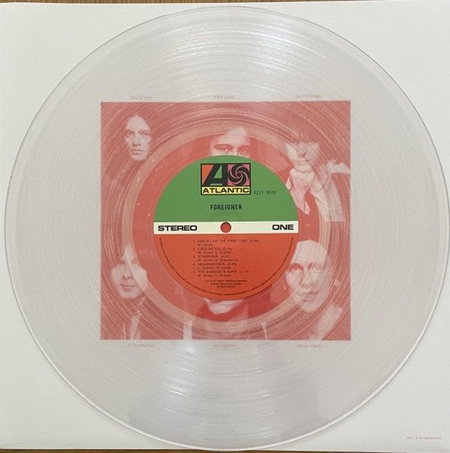 Foreigner – Foreigner (LP, Album, Limited Edition, Crystal Clear Vinyl)