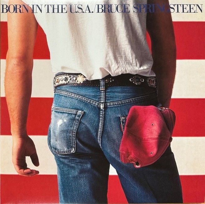 Платівка Bruce Springsteen – Born In The U.S.A.|Брюс Спрінгстін-Народився в США(Red Translucent Vinyl)