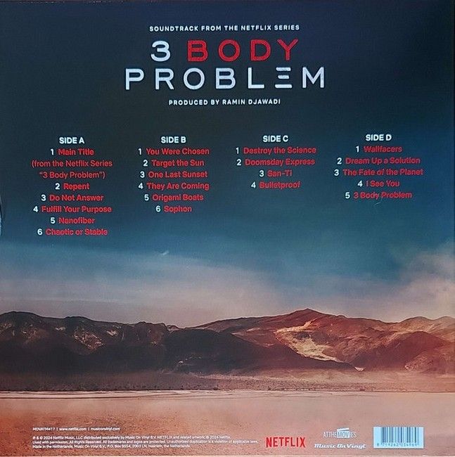 Платівка Ramin Djawadi – 3 Body Problem (Soundtrack From The Netflix Series)|Рамін Джаваді-3 Проблема з тілом(2xLP,Blue Vinyl)
