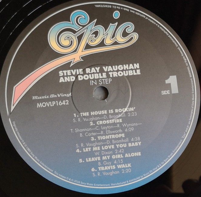 Stevie Ray Vaughan And Double Trouble – In Step (LP, Album, Reissue, 180 Gram, Vinyl)