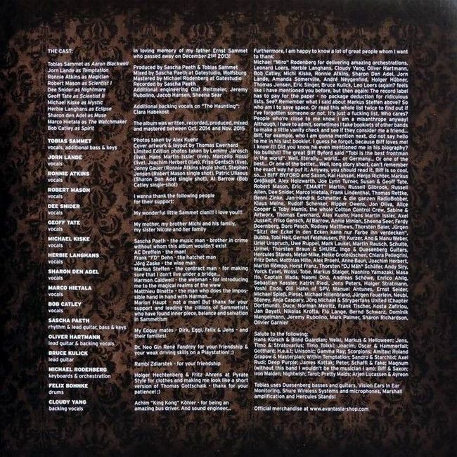Tobias Sammet's Avantasia – Ghostlights (2LP, Album, Vinyl)