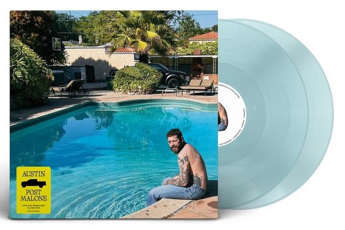 Post Malone – Austin (2LP, Album, Stereo, Blue [Light, Translucent] Vinyl)