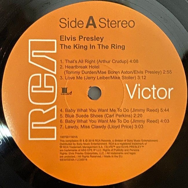 Elvis Presley – The King In The Ring (2LP, Album, Compilation, Vinyl)