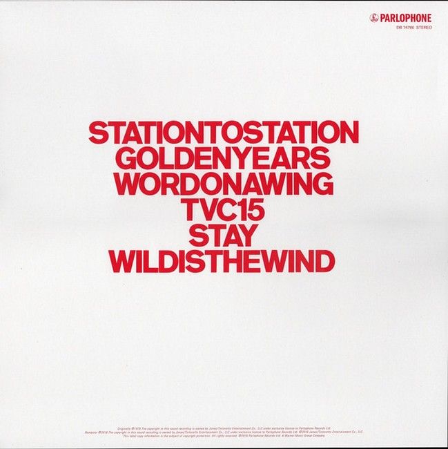 David Bowie – Station To Station (LP, Album, Limited Edition, Reissue, Remastered, Red Vinyl)