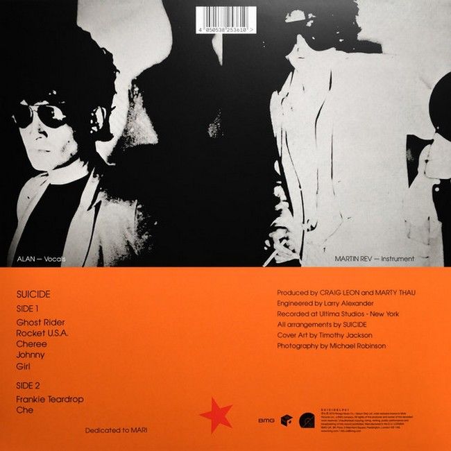 Suicide – Suicide (LP, Album, Deluxe Edition, Limited Edition, Reissue, Red Vinyl)