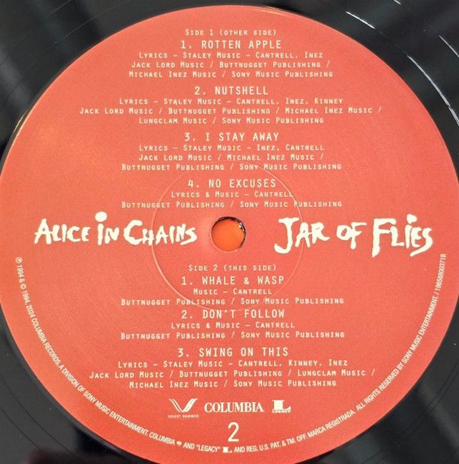 Alice In Chains – Jar Of Flies (LP, EP, Reissue, Remastered, Vinyl)