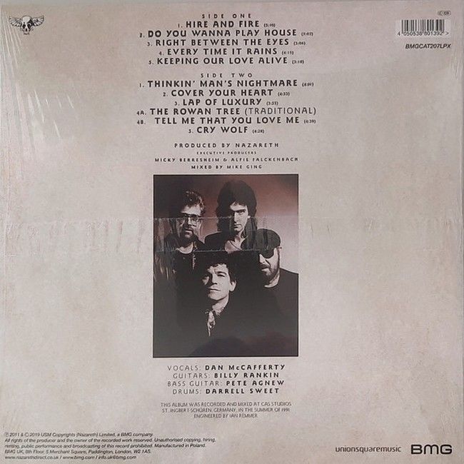 Nazareth – No Jive (LP, Album, Reissue, Remastered, Clear Vinyl)