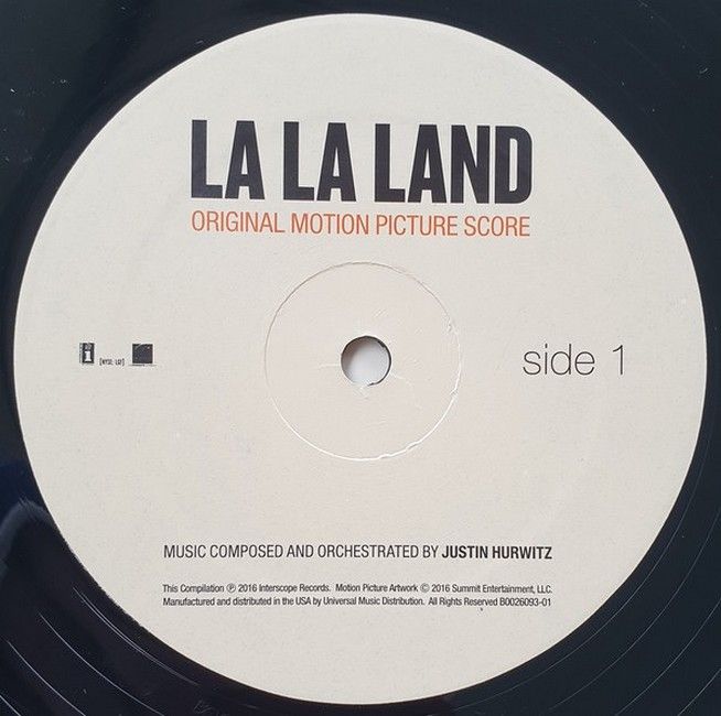 La La Land (Original Motion Picture Score) (2LP, Album, Stereo, Vinyl)
