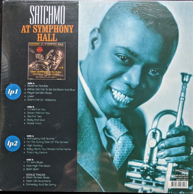 Louis Armstrong And His All-Stars – Satchmo At Symphony Hall (Vinyl)
