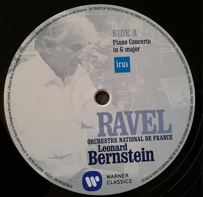 Ravel, Orchestre National De France, Leonard Bernstein – Concerto In G / La Valse / Bolero (Vinyl)