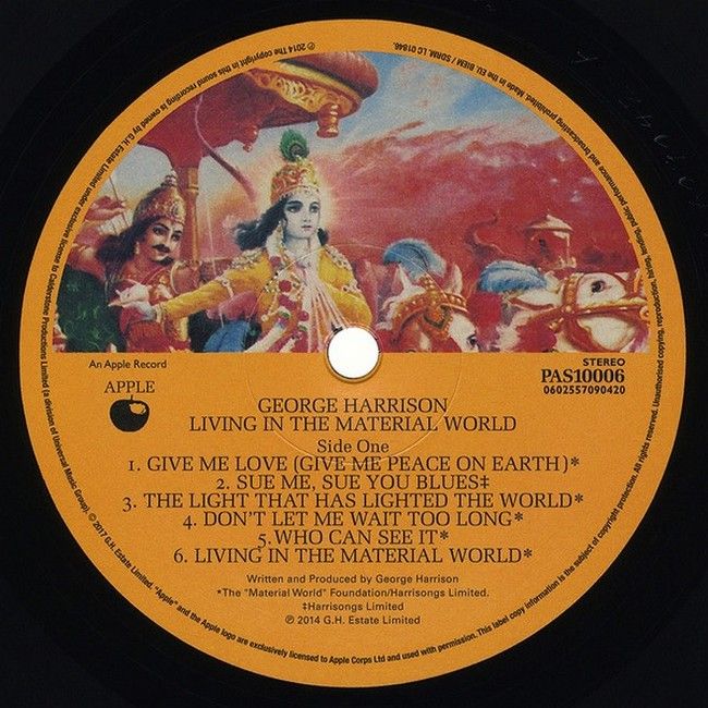 George Harrison – Living In The Material World (LP, Album, Reissue, Vinyl)