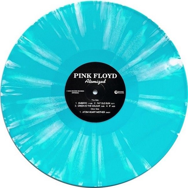 Платівка Pink Floyd – Atomized - John Peel's Sunday Concert BBC Paris Theatre London 19th July 1970|Пінк Флойд-Атомізований-Недільний концерт Джона Піла BBC Paris Theatre London 19 липня 1970 року(Turquoise/White Splatter Vinyl)