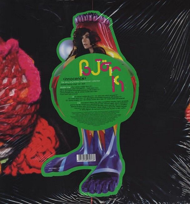 Bjork - Innocence (2LP, 12", 33 1/3 RPM, Single)(CD, Single)(DVD, Multichannel, NTSC, Single, Stereo)(Box-Set, Limited Edition)