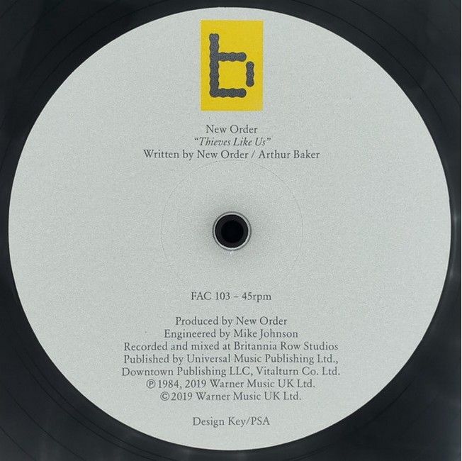 New Order – Thieves Like Us (12", 45 RPM, Single Vinyl)