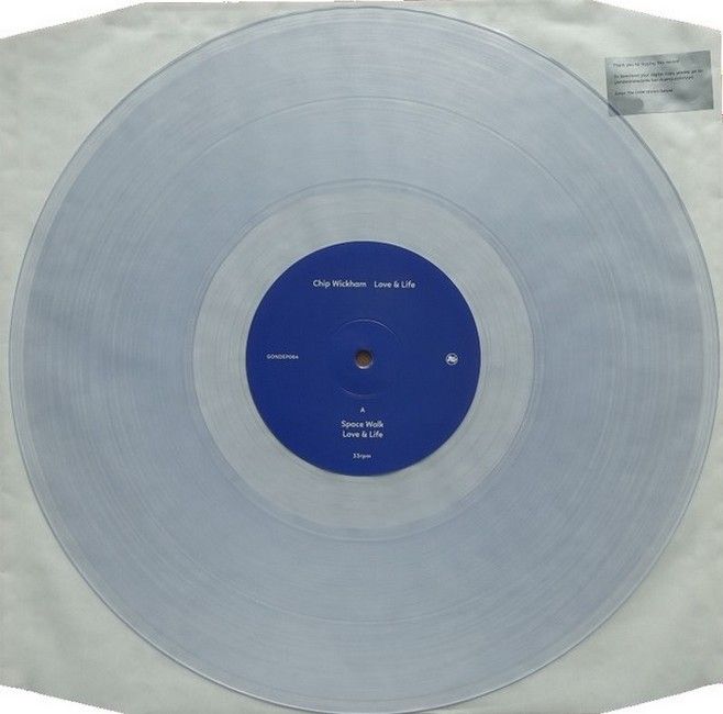 Chip Wickham – Love & Life (EP, 12", Limited Edition, Clear Vinyl)