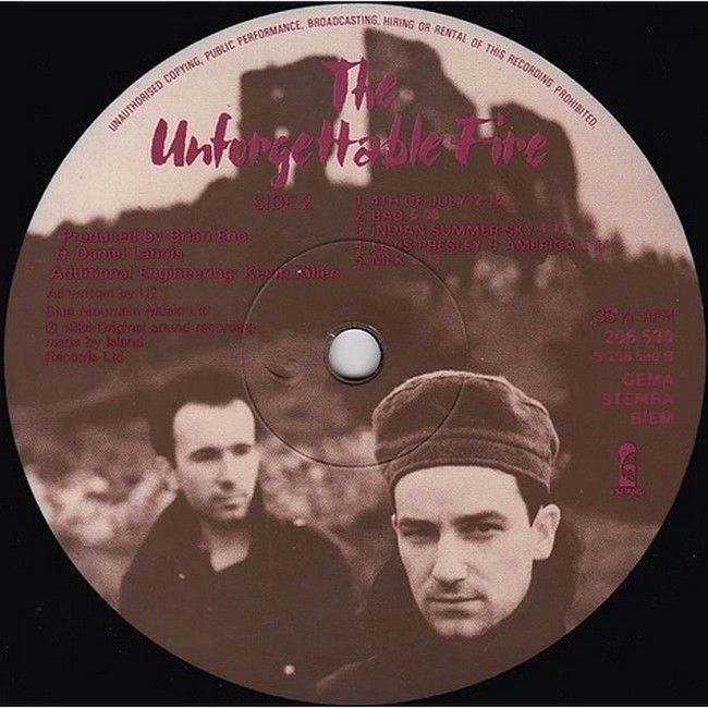 U2 – The Unforgettable Fire (LP, Album, Reissue, Remastered, Vinyl)