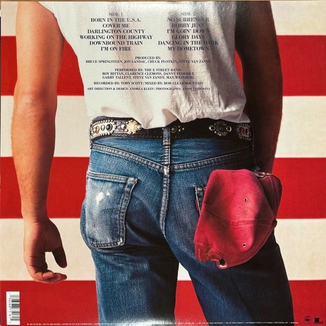 Платівка Bruce Springsteen – Born In The U.S.A.|Брюс Спрінгстін-Народився в США(Red Translucent Vinyl)