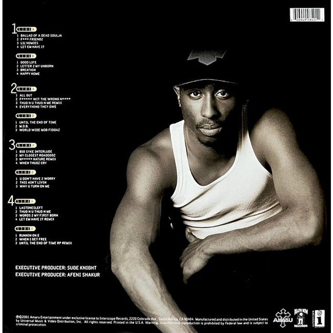Платівка 2Pac – Until The End Of Time|2Pac-До кінця часів(4xLP, Album, Reissue, Vinyl)