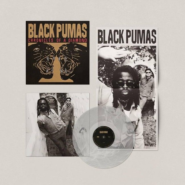 Black Pumas – Chronicles Of A Diamond (LP, Album, Stereo, Clear Vinyl)